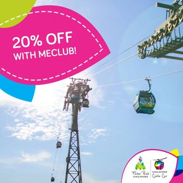 Enjoy 20% Off Flight in Singapore Cable Car with MeClub