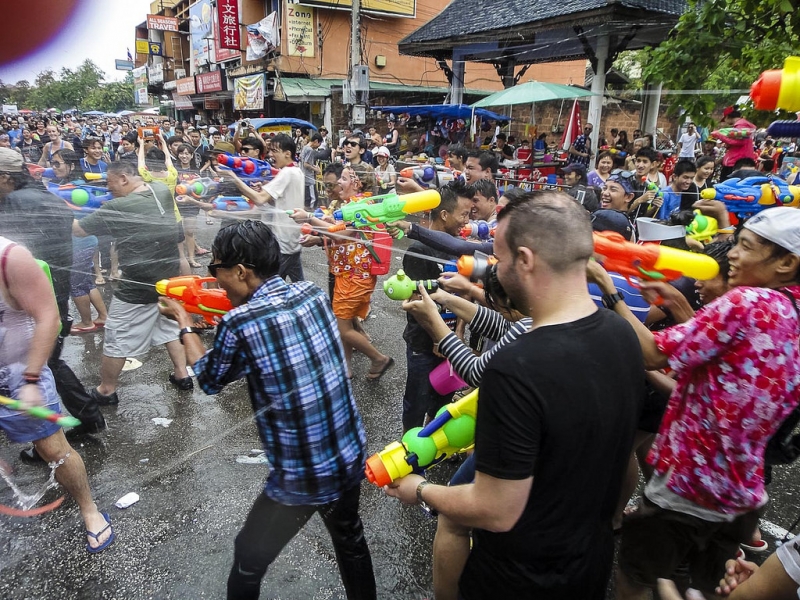 Lễ Hội Đặc Biệt Tại Thái Lan songkran