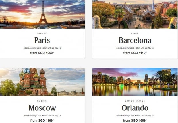 Discover the World with Flights on Emirates from SGD1,069 1