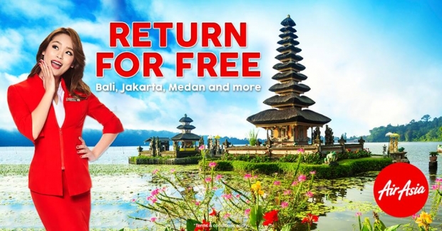 Return for FREE to Indonesia with AirAsia