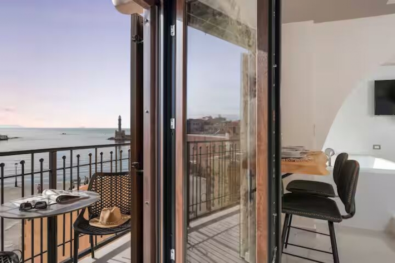 Airbnb stays in Chania harbor front