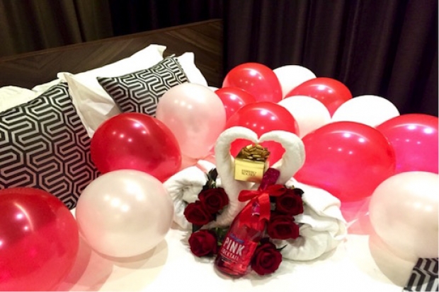 Romantic Decoration Package in Room at Hotel Yan Singapore