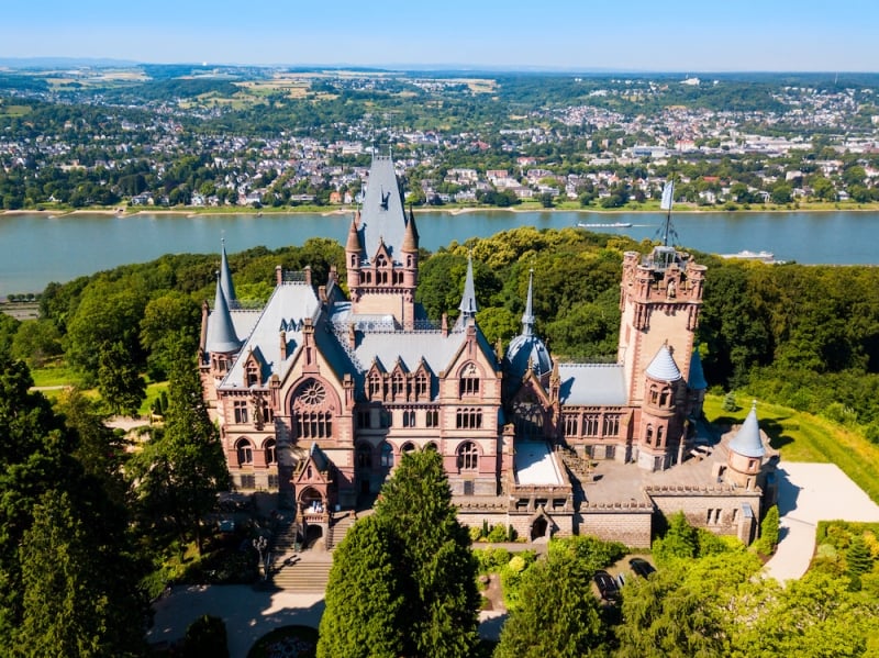 German castles: Drachenburg Castle