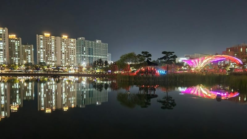 gimpo city at night