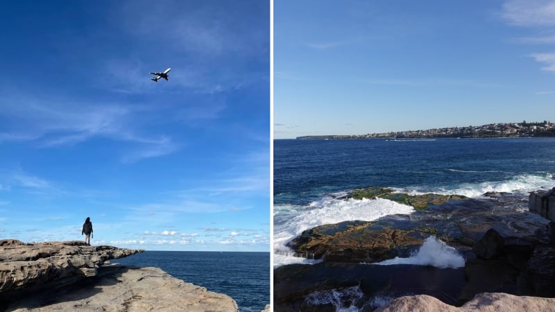 other views of the sandstone cliffs in sydney