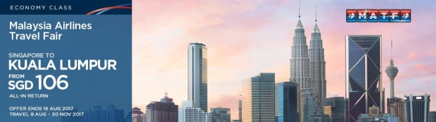 Malaysia Airlines Travel Fair | Grab your Seat to Next Adventure from SGD106