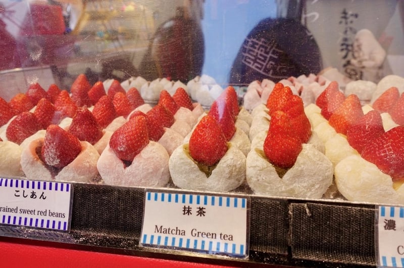 bánh dâu chợ Tsukiji