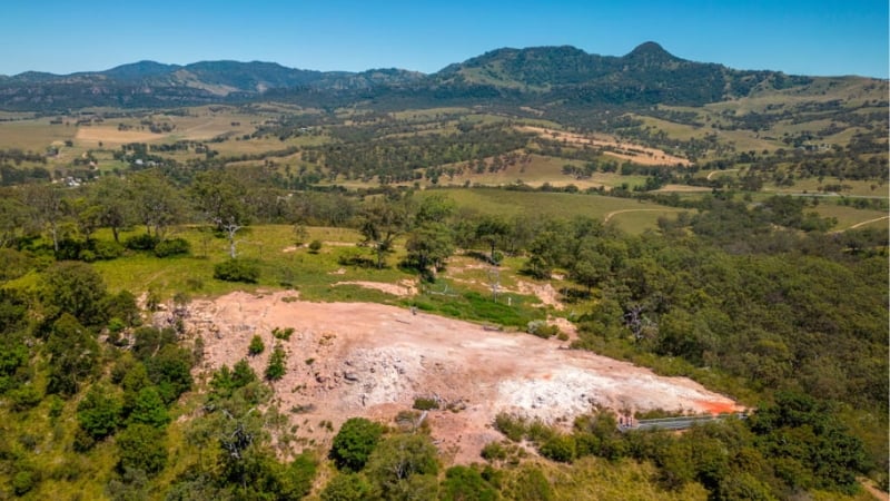 burning mountain australia