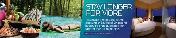 Stay Longer for More in Bay Hotel Singapore