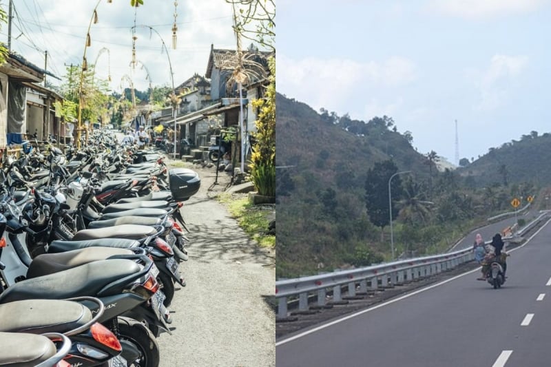 bali lombok streets