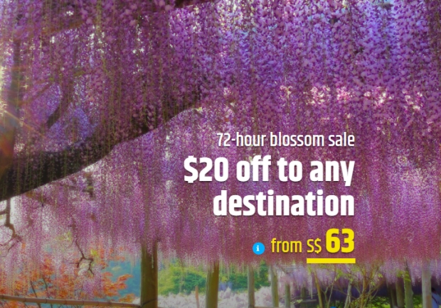Experience Spring Worldwide with SGD20 Off Flights via CheapTickets.sg