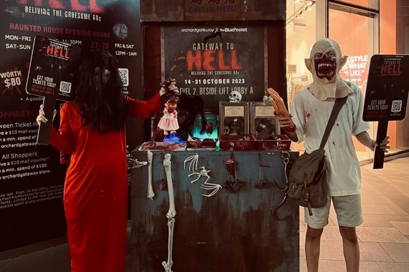 Gruesome ’60s at Orchard Gateway - Halloween events in Singapore