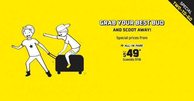 Special Two-to-Go Scoot Deals from SGD49