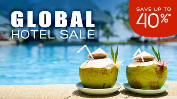 Hotels.com: Save up to 40%* Global Hotel Sale