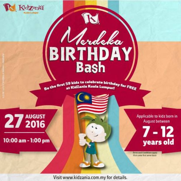 Celebrate your Birthday for FREE at KidZania Kuala Lumpur
