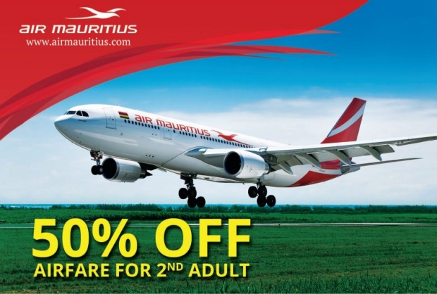 50% Off Package in Air Mauritius for Chinese New Year and Valentine's Day