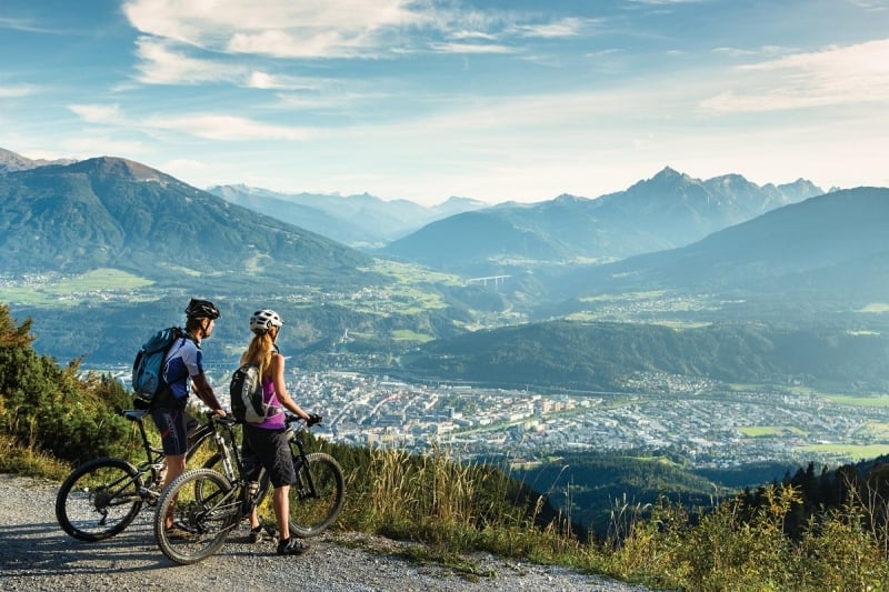 biking around innsbruck