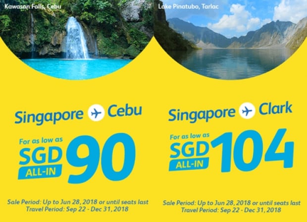Fly to Philippines with Cebu Pacific from SGD90
