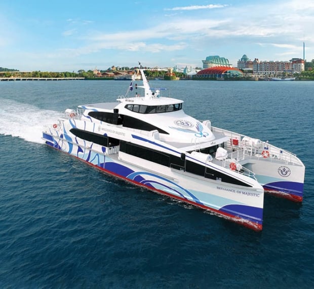 SGD 38 Round Trip Tickets in Majestic Fast Ferry for DBS Cardholders