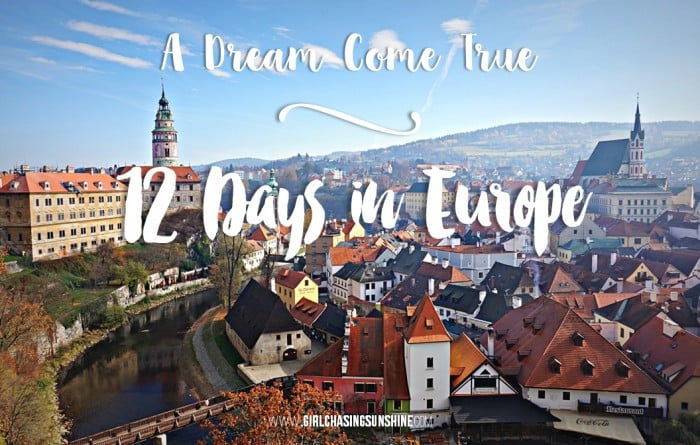 europe dream trip 12 days