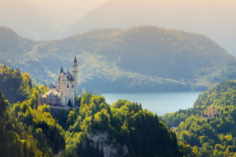 German castles: Neuschwanstein Castle 