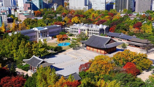 Deoksogung Palace in Autumn