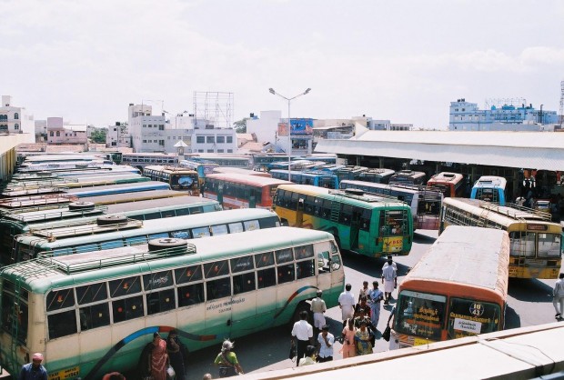 india bus station