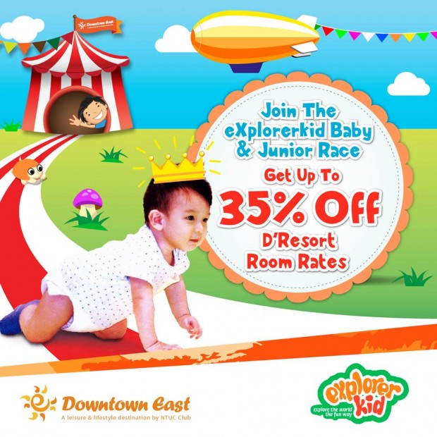 Get Up to 35% Off Room Rates at D'Resort with Explorekid Baby & Junior Race