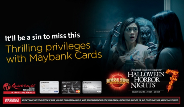 Enjoy a Complimentary Tickets to Halloween Horror Nights™ 7 with Maybank Card