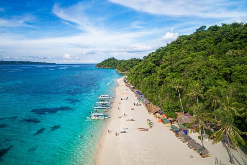 white beach boracay family travel philippines