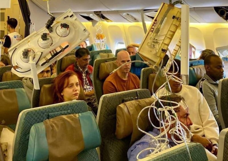 Singapore Airlines turbulence