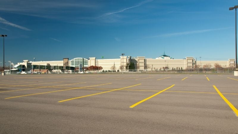 empty parking lot