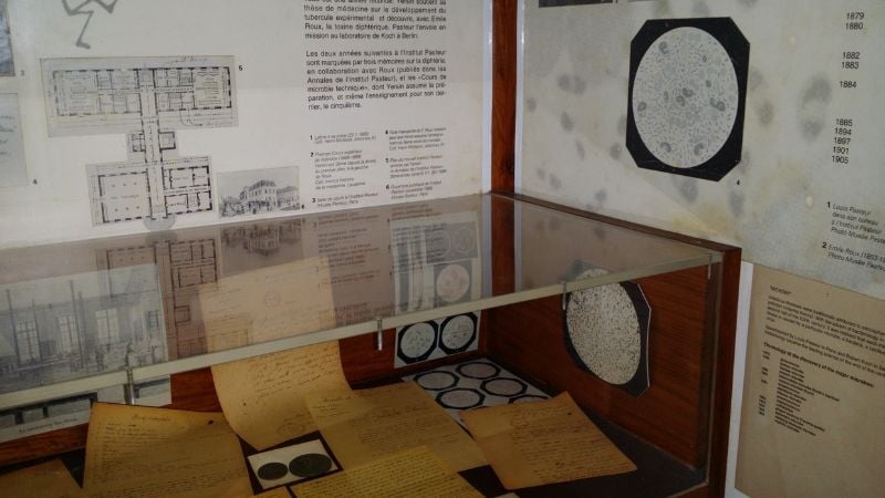 An exhibition in the Yersin Museum