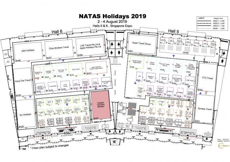 natas travel fair floor plan