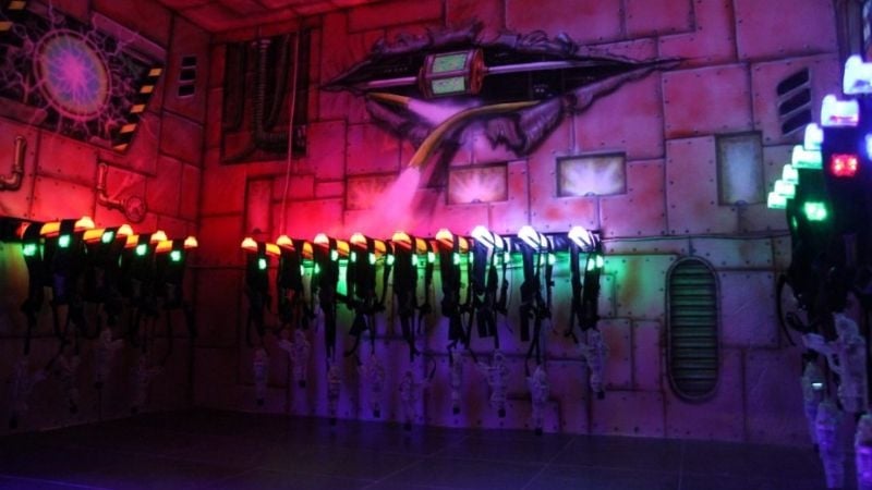 laser guns