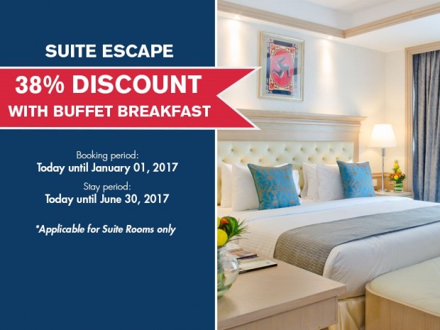 Enjoy 38% Discount with The Royale Bintang Penang's Suite Escape