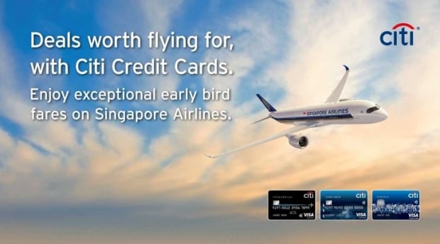 Deals Worth Flying for, with Citi Credit Card and Singapore Airlines to Over 55 Destinations!