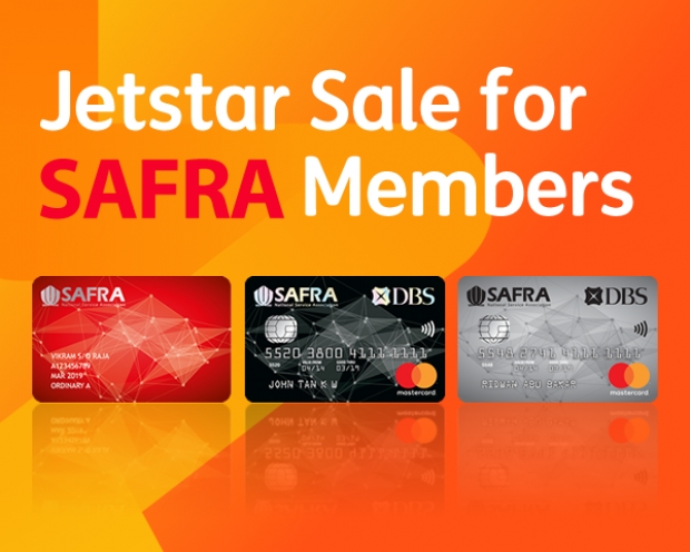 Jetstar Star for SAFRA Members from SGD35