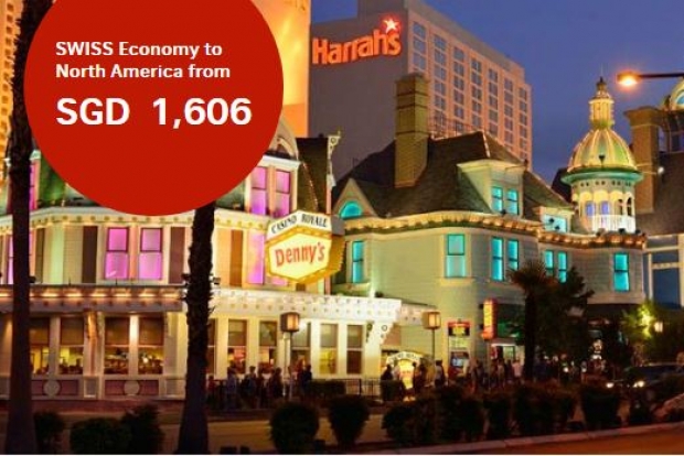 Fly to North America with SWISS Airlines from SGD1,598