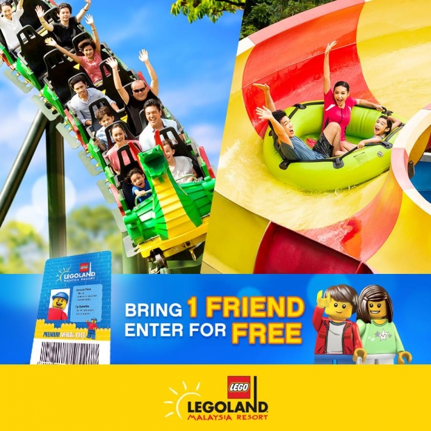One Friend to Enter for FREE* in Legoland Malaysia for Premium Pass Holder