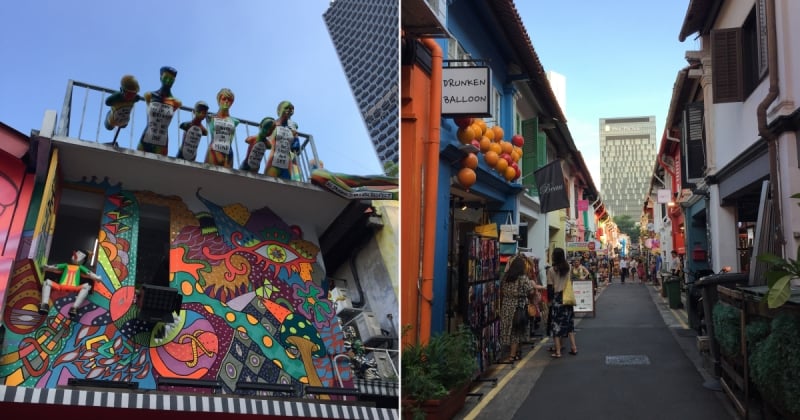 The colourful Haji Lane