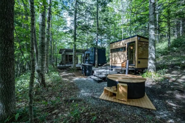 Airbnbs in Hokkaido, Japan amidst Greenery