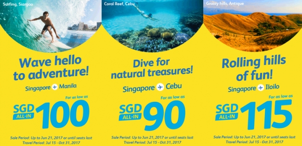 Fly to Philippines with Cebu Pacific from SGD90