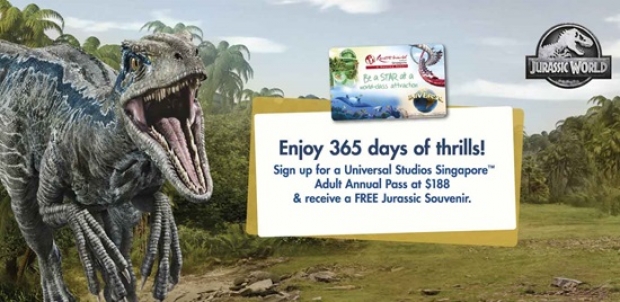 Buy Universal Studios Adult Annual Pass & Receive Free Jurassic Souvenir