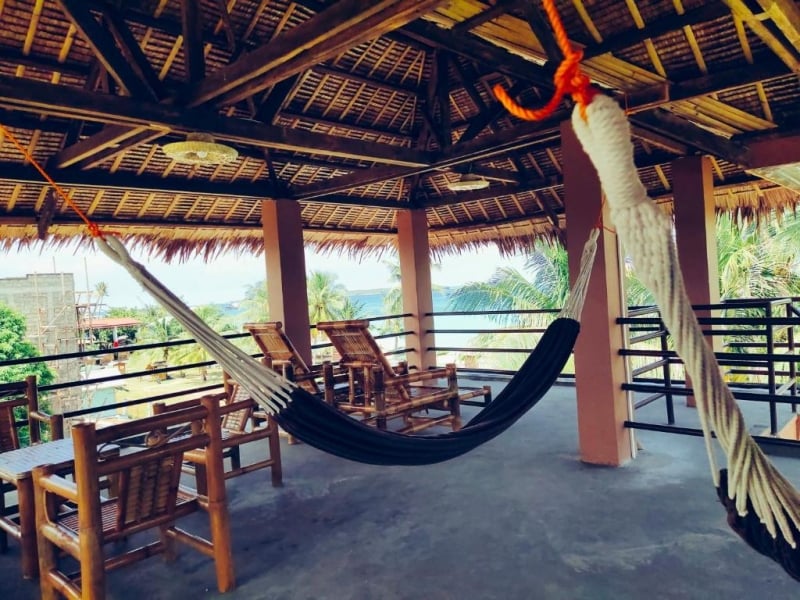 Anahaw Seaside Inn hammocks
