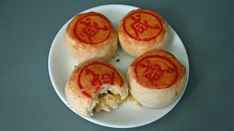 traditional bean paste biscuits