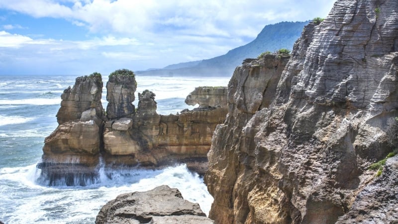 Nature in New Zealand Rock Formations
