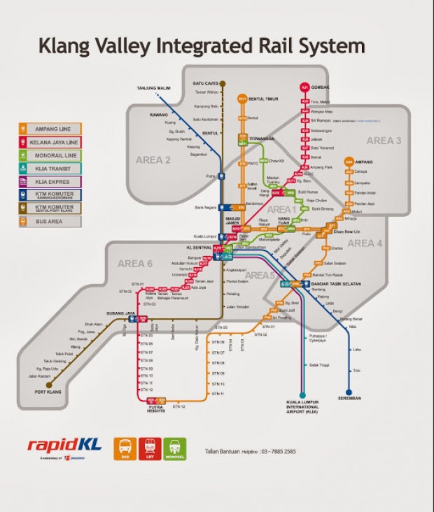 klang valley integrated rail system