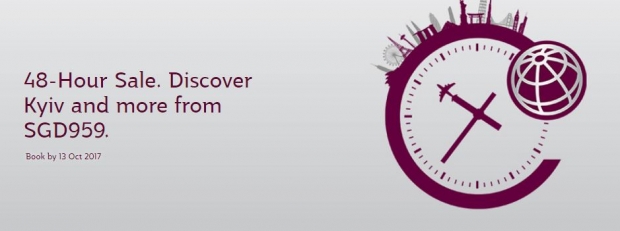 48-Hour Sale. Discover Kyiv and more from SGD959 with Qatar Airways