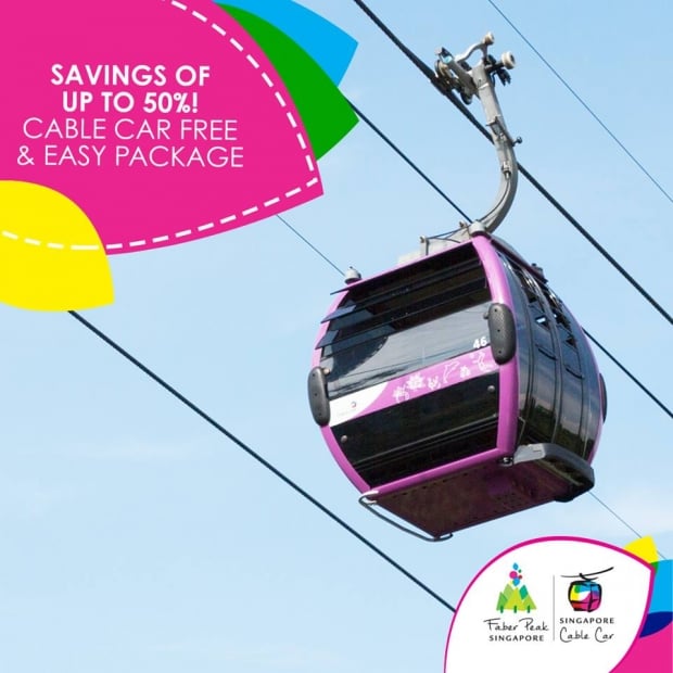 Savings of Up to 50% with Singapore Cable Car Free & Easy Package